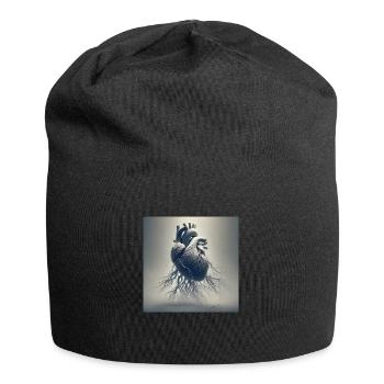 Rooted - Jersey Beanie - black - Front