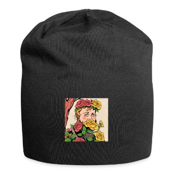 Knight Rose - Jersey-Beanie - Schwarz - Vorne