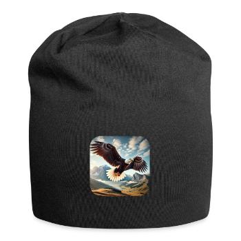 Bald eagle - Jersey Beanie - black - Front