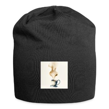 Coffee cup - Jersey Beanie - black - Front