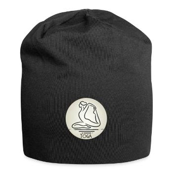 Yoga - Jersey-Beanie - Schwarz - Vorne