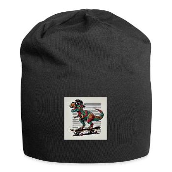 Skater Saurus Rex - Jersey Beanie - black - Front