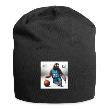 Sloth Basketball Tramp 23 - Jersey Beanie - black - Front