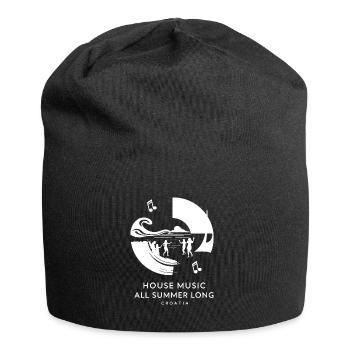 Kroatien House Musik - Jersey-Beanie - Schwarz - Vorne