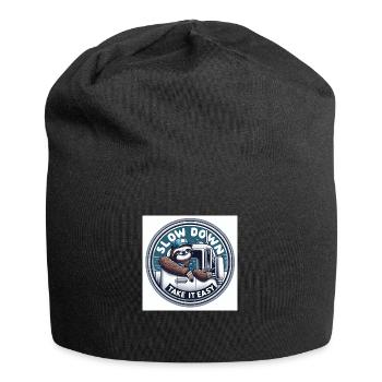 Faultier Wandering Truck Fahrer - Jersey-Beanie - Schwarz - Vorne