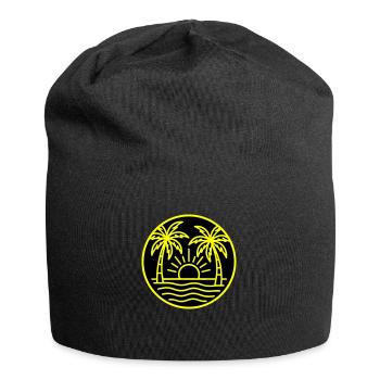 Island Palm Tree Holidays - Jersey Beanie - black - Front