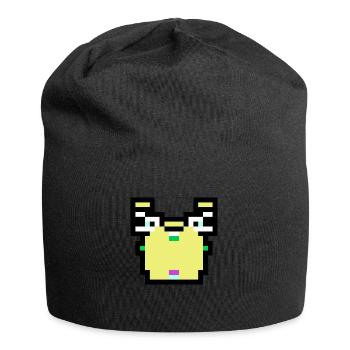 Pixel Krabbe - Jersey-Beanie - Schwarz - Vorne