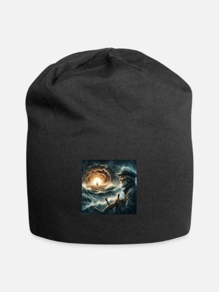 Matrose - Jersey-Beanie - Schwarz