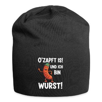 Coole Wurst - Jersey-Beanie - Schwarz - Vorne