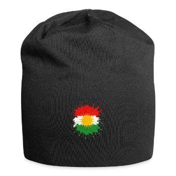 Kurdistan blobs - Jersey Beanie - black - Front