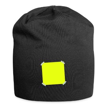 Post it - Jersey-Beanie - Schwarz - Vorne