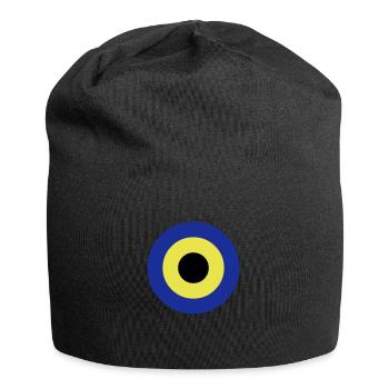 circles - Jersey Beanie - black - Front