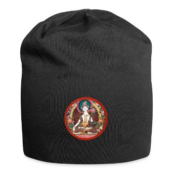 Weisse Tara - Jersey-Beanie - Schwarz - Vorne