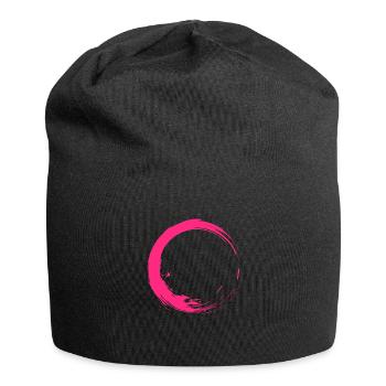 Kreis Design Bürste Pink Rosa Neu - Jersey Beanie - black - Front