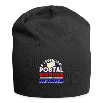Urlaub Ältere Veteran Opa Rentner Senioren Rente - Jersey-Beanie - Schwarz - Vorne