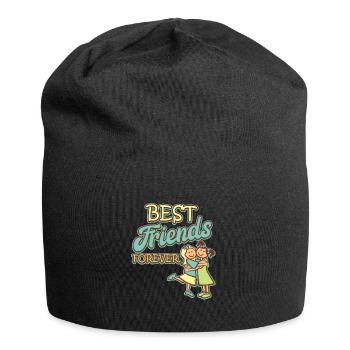 Amitié Amis Meilleurs Amis Shirt Classic - Bonnet en jersey - noir - Devant