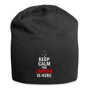§ Law Jura Rechtswissenschaften Gesetz Paragraph - Jersey-Beanie - Schwarz - Vorne