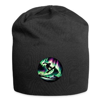 Snowboard Snowboarder Snowboarding Nordlichter - Jersey-Beanie - Schwarz - Vorne