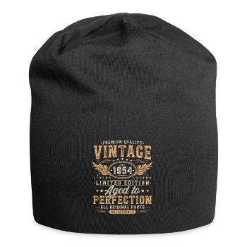 Vintage 1954 Vintage Born Cadeau d’anniversaire - Bonnet en jersey - noir - Devant
