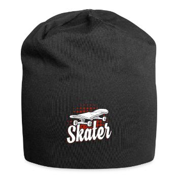 skater - Jersey Beanie - black - Front
