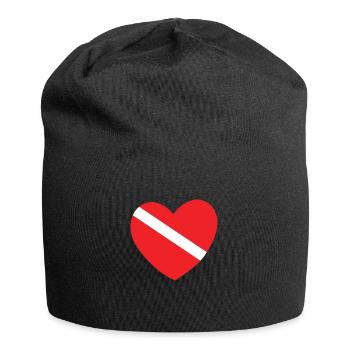 SCUBA LOVE SCUBA DIVING - Jersey-Beanie - Schwarz - Vorne