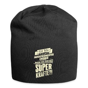 Superkräfte Industriemeister-Chemie Rahmenlos Ge - Jersey-Beanie - Schwarz - Vorne