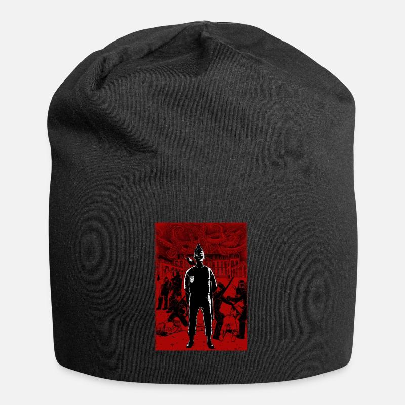 Freiheit Gleichheit Brüderlichkeit - Jersey-Beanie - Schwarz