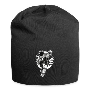 Skating Astronaut - Jersey-Beanie - Schwarz - Vorne