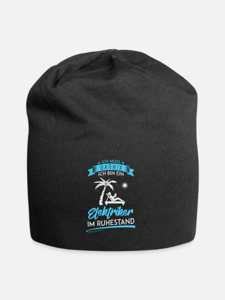 ELEKTRIKER RUHESTAND / HANDWERK - Jersey-Beanie - Schwarz
