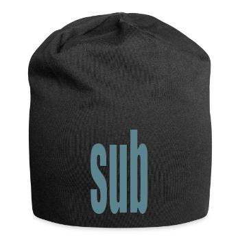 sub - Jersey-Beanie - Schwarz - Vorne