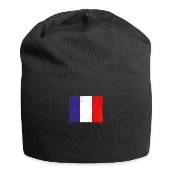 Frankreich - Jersey-Beanie - Schwarz - Vorne