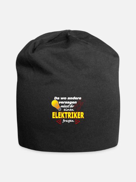 ELEKTRIKER - Jersey-Beanie - Schwarz