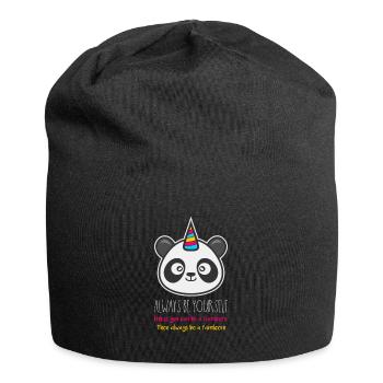 Cadeau Pandicorn Panda Unicorn Fantasy Trend - Bonnet en jersey - noir - Devant
