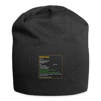 Legendäre Heldenmama Legendär Mama Mutter Mami - Jersey-Beanie - Schwarz - Vorne