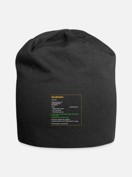 Legendaeres Heldenbaby Legendaer Baby Held PC Zock - Jersey-Beanie - Schwarz