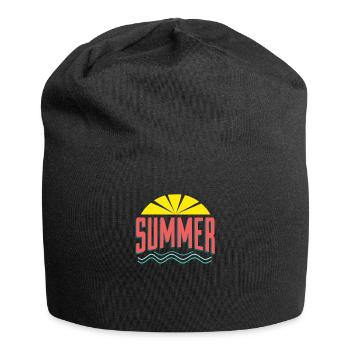 Summer Sommer - Jersey-Beanie - Schwarz - Vorne