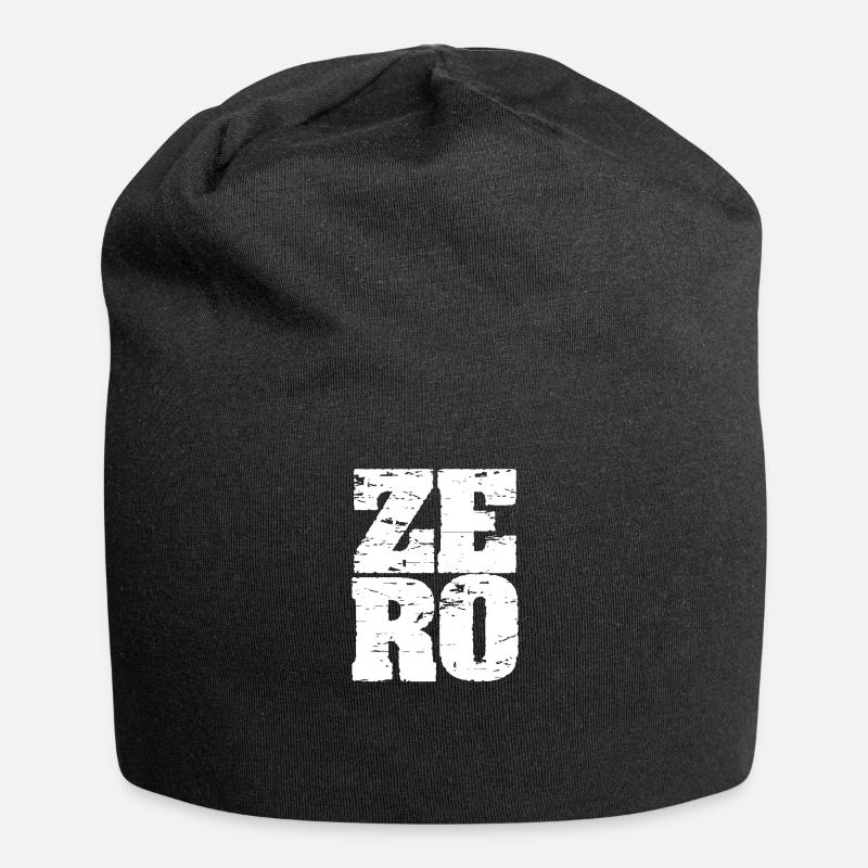 Zero - Jersey-Beanie - Schwarz