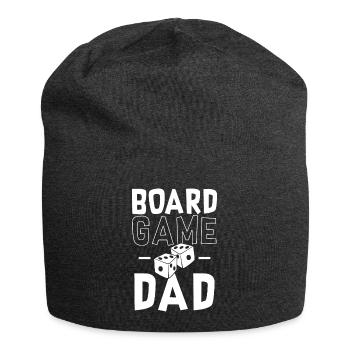 Board Game Dad - Dad Board Games Fan - Jersey Beanie - charcoal grey - Front