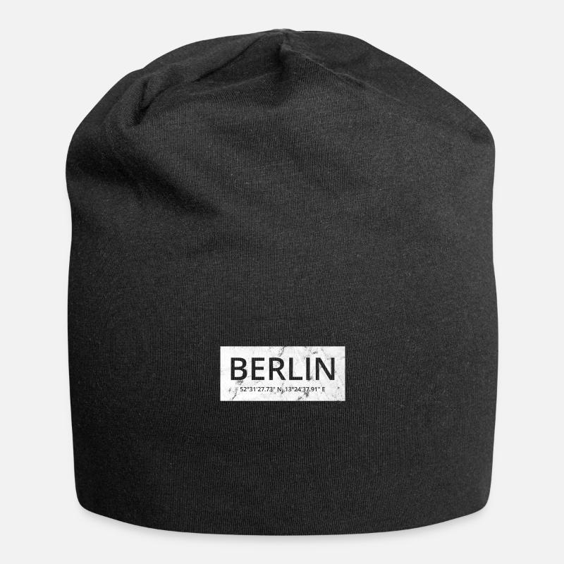 Berlin Gift Berlin East Berlin West Berlin - Jersey Beanie - black