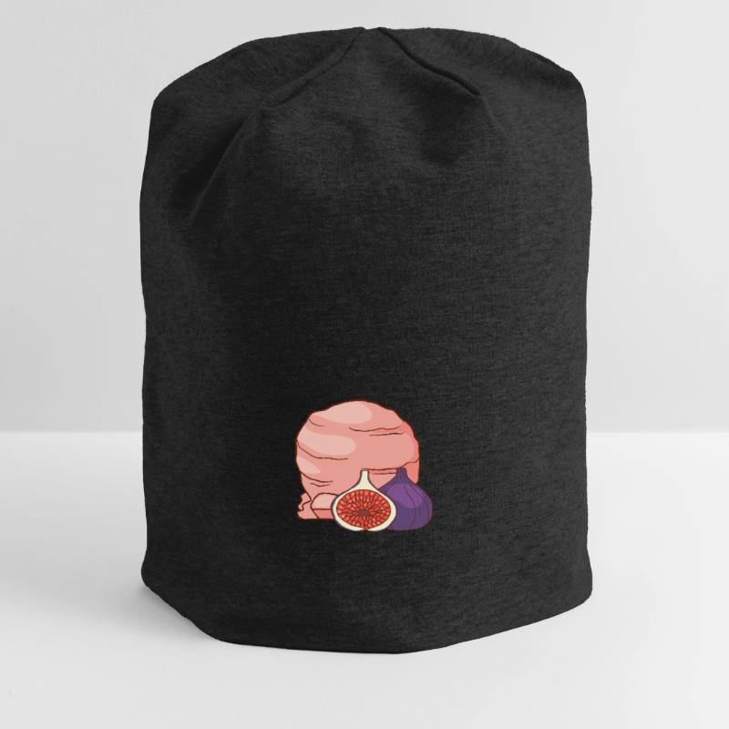 Feigenfrucht Eis Speiseeis Eiskrem Eiscreme Jersey-Beanie