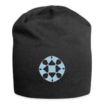 Abstract Rave wear - Jersey-Beanie - Schwarz - Vorne
