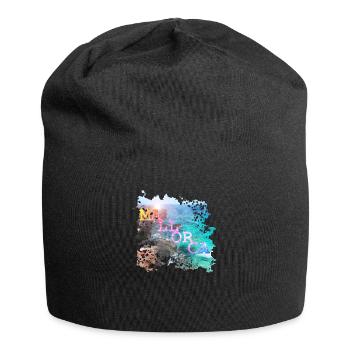 Majorca - Jersey Beanie - black - Front