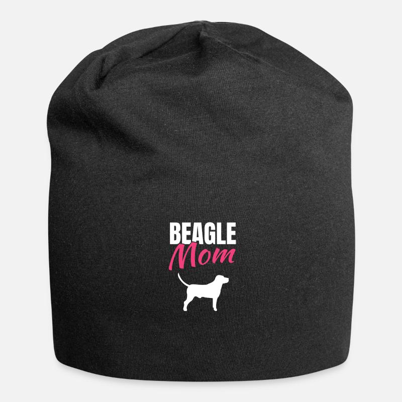 beagle - Bonnet en jersey - noir