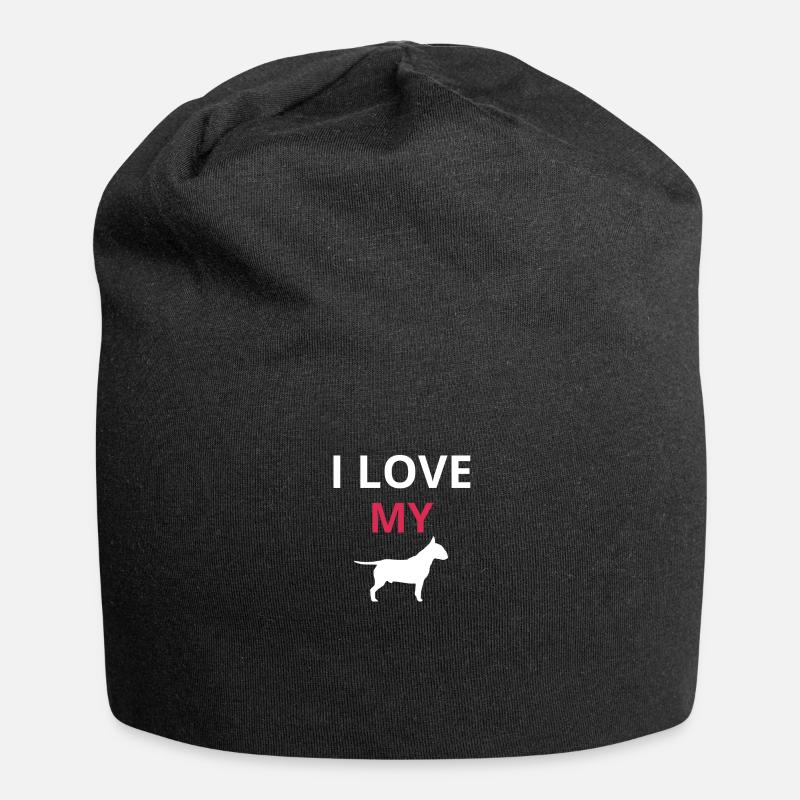Bull Terrier - Bonnet en jersey - noir