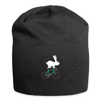 HASE FAHRRAD LUSTIGE IDEE KINDER MOUNTAINBIKER - Jersey-Beanie - Schwarz - Vorne