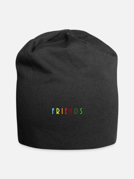 Friends - Jersey-Beanie - Schwarz