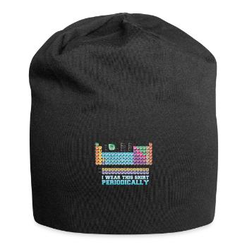 SYSTÈME PERIODIQUE CHEMISE FUNNY NERDS IDÉE CADEAU - Bonnet en jersey - noir - Devant