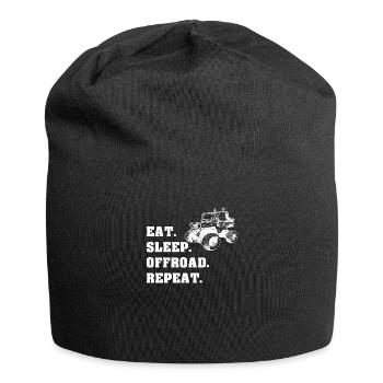 OFFROAD Gelände Jeep Geschenk - Jersey-Beanie - Schwarz - Vorne