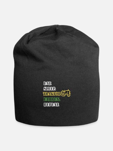 Traktor Shirt · Landwirtschaft · Traktor fahren - Jersey-Beanie - Schwarz