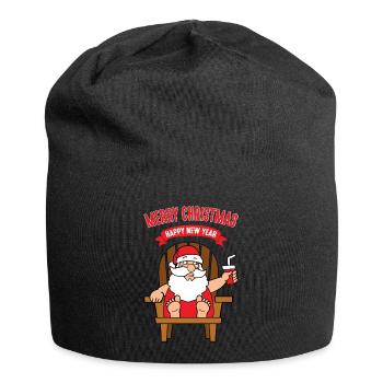 Christmas Santa Claus Christmas Santa Claus - Jersey Beanie - black - Front